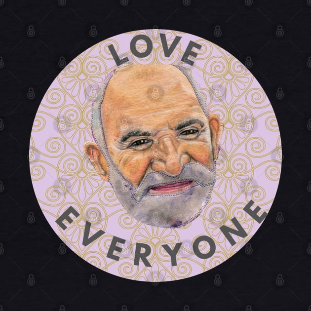 Neem Karoli Baba by karenpaytonart